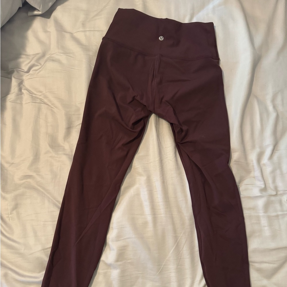 Lululemon Wunder Under HR Tight Maroon